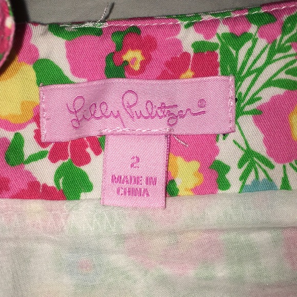 Floral Lilly Pulitzer mini skirt - Picture 3 of 3